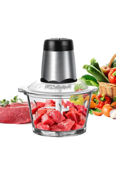 GENERAL Electric Food Processors & Chopper with Glass Container, 2 Speed Sett...