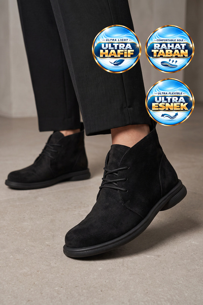 AYAKMOD Women's Boots 552261 Black Suede
