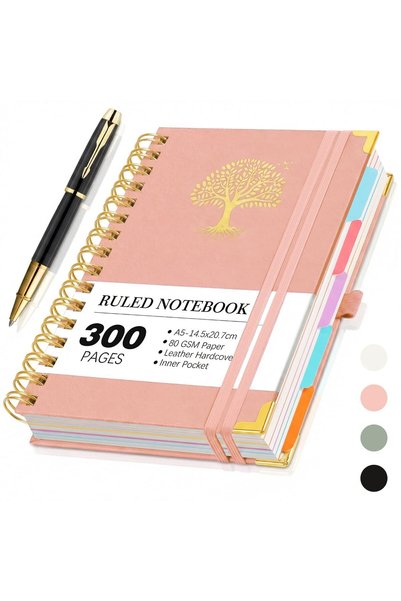 GENERAL Hardcover Notebook with 300 Pages, Thick Ruled Note Book with 80 GSM ...