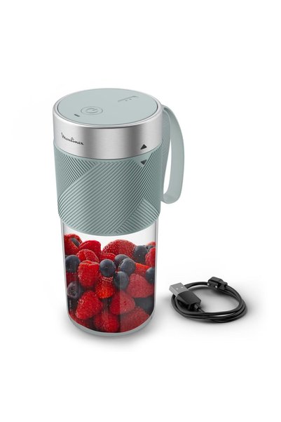 IZZY - MOULINEX Moulinex Lightmix Portable Blender, 300 ml, Powerful, Refilla...
