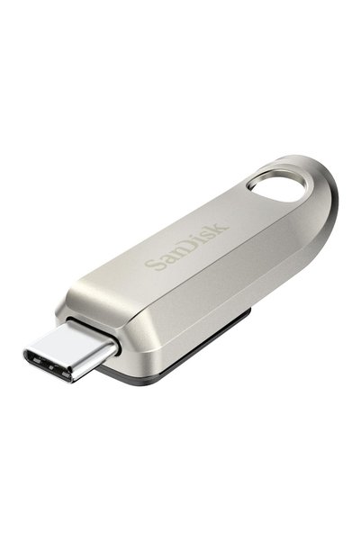 SanDisk محرك أقراص فلاش USB Type-C فائق الفخامة بسعة 128 جيجابايت، أداء USB 3...