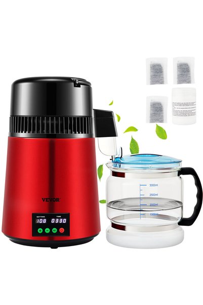 VEVOR Destilator de apă, Putere nominală: 750 W, Tensiune: 220 V/50 Hz, Inter...