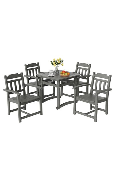 VEVOR Set de dining, Material: polistiren cu impact ridicat (HIPS), Model: WS...
