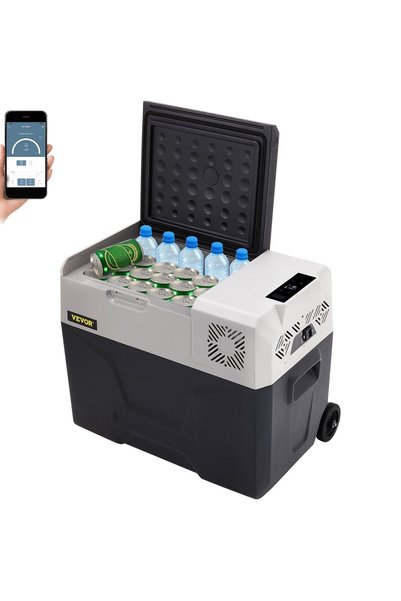 VEVOR Frigider auto cu compresor portabil, Putere: 60 W, Tensiune: AC100-240 ...