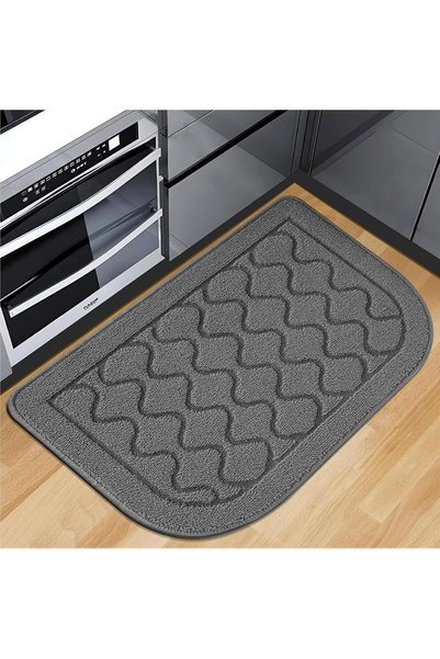EBREEZZ Hallway Entrance Rug, Soft Tufted Rug, Beige, 68 cm x 45 cm, Non-Slip...
