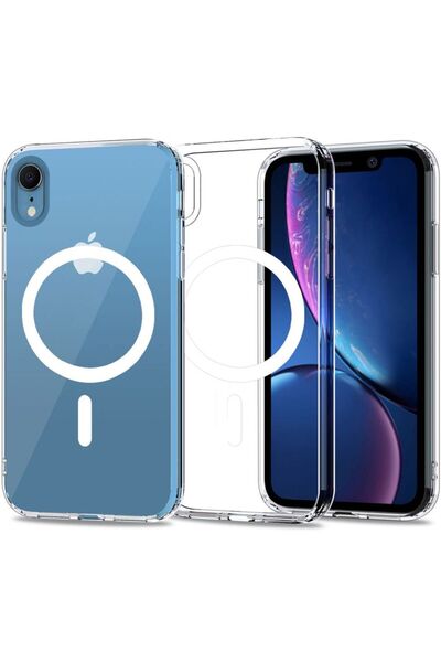 OEM Husă de protecție MagSafe pentru Apple iPhone XR, Magmat, CN1259, Transpa...