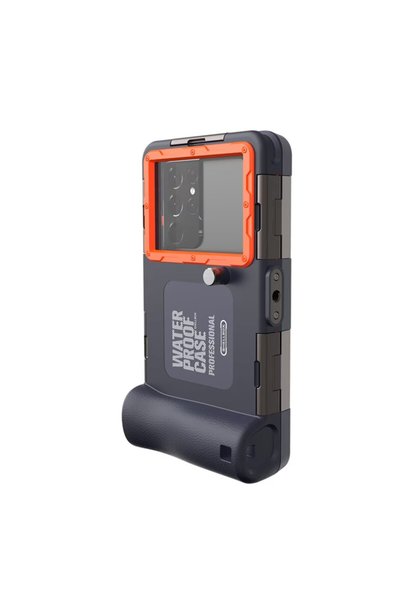 OEM Husă impermeabilă compatibilă cu telefon de 6.8", policarbonat, negru