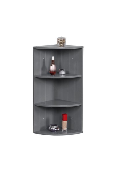 Relaxdays Corner Shelf for Bathroom Relaxdays, 35 x 25 x 62 cm, MDF, 3 Tiers,...