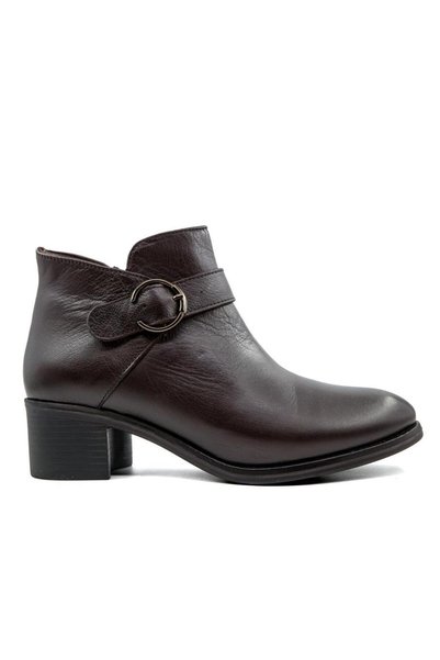 Castle Black 24116 Genuine Leather Brown Women's Boots