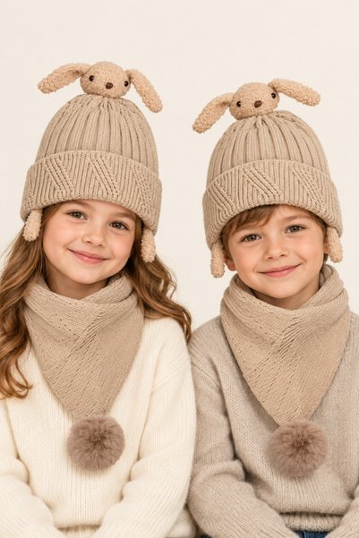 Ugly Duck RABBIT-THEMED TWO-PIECE SET FOR AGES 4–8