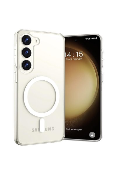 FONIX Husă compatibilă cu Samsung Galaxy S25, tip MagSafe, montare ușoară, pr...