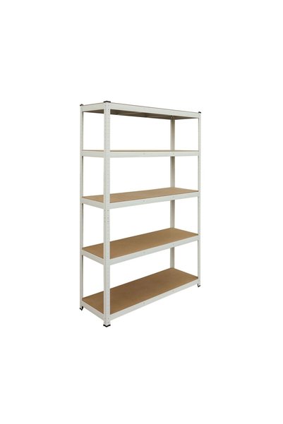 Relaxdays 10052512_8344 metal storage rack, 5 shelves, load capacity 175 kg/s...