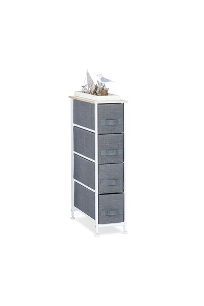 Relaxdays Unitate de depozitare decorativă cu sertare, Relaxdays, 2 sertare, ...