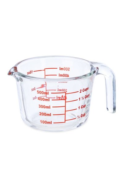 Relaxdays 500 ml Glass Measuring Jug