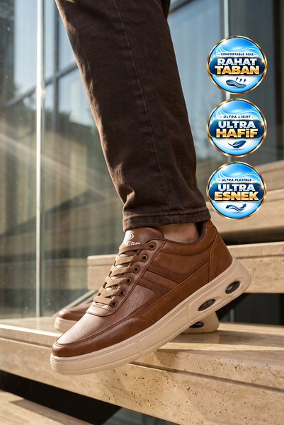 Dakırs Taba Polyurethane Men's casual shoes Dakır's 128, Size M