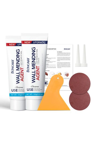 Boncart Wall Repair Kit,2 Pack Wall Mending Agent,with Sc, Dry Wall Repair,Wa...