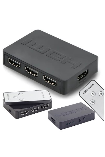 ARTHON Comutator / splitter 3 HDMI la 1 HDMI 3x1 PILOT