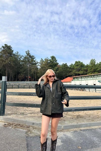 lizge giyim Velvet Collar Warm Jacket