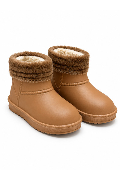 BURUNİ Mini cizme de iarnă pentru copii cu talpă platformă, model casual cald...