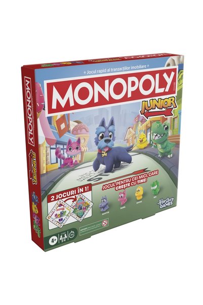Monopoly Joc 2-în-1 pentru juniori în română
