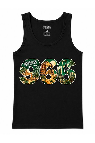 Rabona Fashion Saudi Heritage 966 – Tank top Featuring the Saudi Arabian Flag...