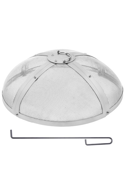 VEVOR Capac inel de foc, Dimensiuni produs: 485 x 160 mm, Material: oțel inox...