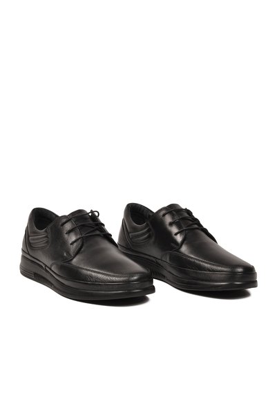 Voyager Men's Casual Shoes, Genuine Leather, Sensitive 2666, Black