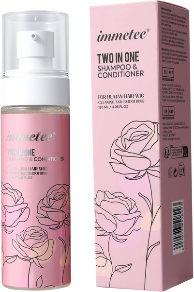 Immetee 2 In 1 Wig Shampoo and Wig Conditioner, Extend the Life of a Wig, Wig...