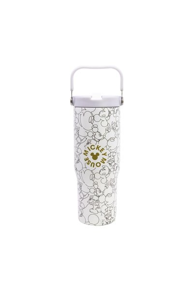 Stor Mickey Mouse - Signature Insulated Stainless Steel Tumbler with Handle, ...