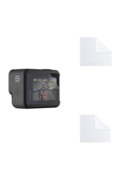 COMANDO Protection set compatible with GoPro Hero 8 Black, Focus Shield, 2 Re...