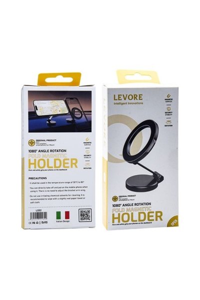 Generic Brand Levory Car Phone Holder Magnetic Adjustable 1080 Degree - Black...
