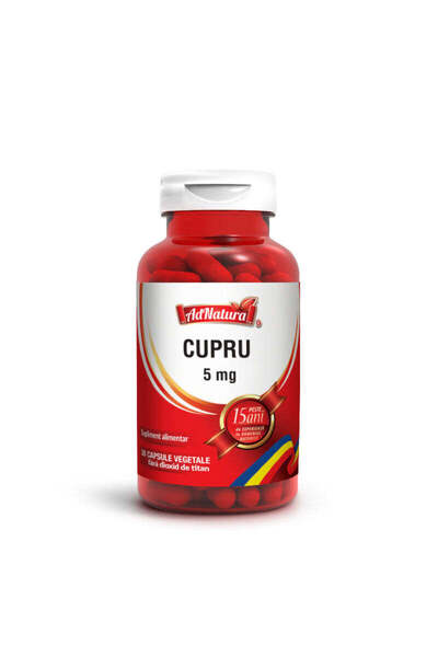 AdNatura Cupru 5 mg 60 capsule
