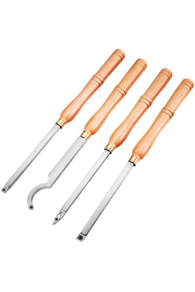 VEVOR Lathe tools, Handle length: 170 mm, Handle material: Beech Wood, Produc...