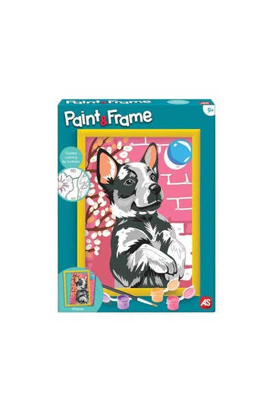 AS COMPANY AS Paint & Frame: Playful Husky (1038-41013)