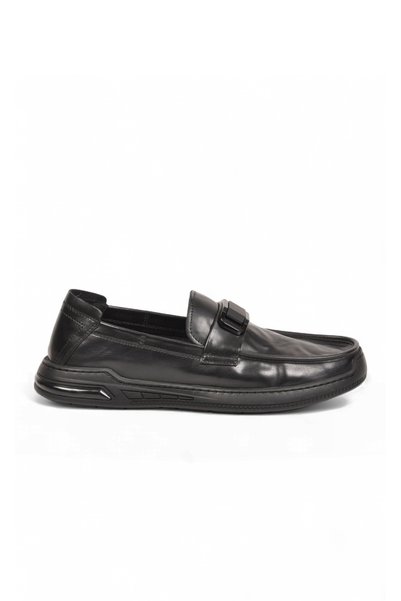 Guja Men's Casual Shoes, Genuine Leather, 26K590-2, Black