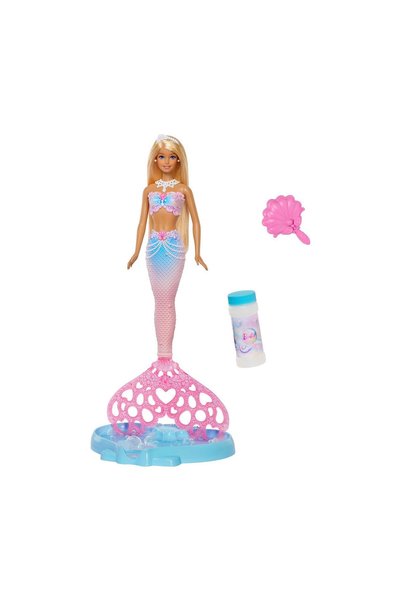 mattel Barbie: Lumea de basme fanteziste - Barbie Sirenă cu bule (JLW56)