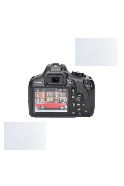 COMANDO Protection set compatible with Canon EOS 1300D, Focus Shield, 2 Durab...