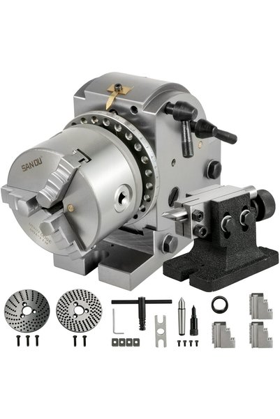 VEVOR Dividing head, Material: HT200, Product weight: 20.4 kg