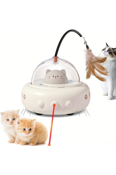 OEM 3-in-1 Interactive Cat Toy, USB Rechargeable, Automatic Obstacle Avoidanc...