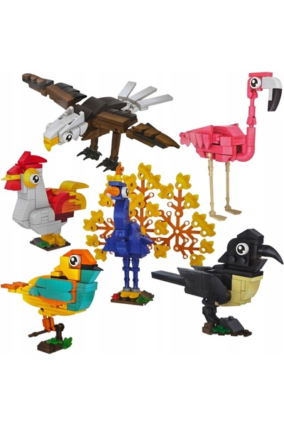 AG Blocuri de construcție PTAKI, blocuri de construcție PAW ROOSTER FLAMING E...