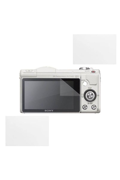 COMANDO Σετ προστασίας συμβατό με τη Sony A5100, Focus Shield, 2 ανθεκτικές μ...