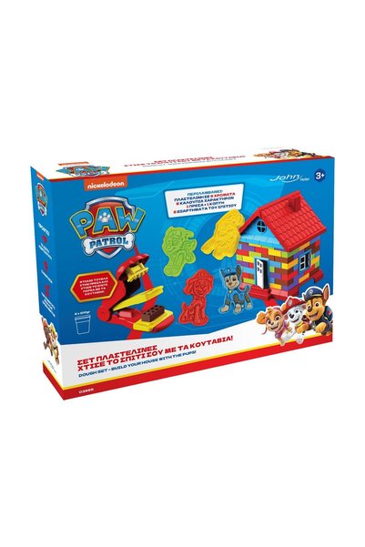 John Hellas Σετ σπιτιών από πλαστελίνη Paw Patrol (03985PM)