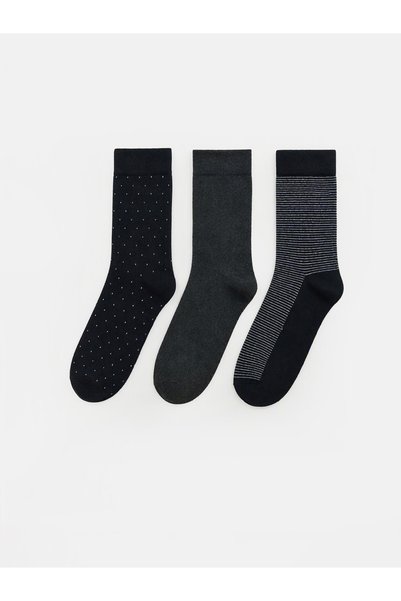LC Waikiki Trendy Picks from Kübra Butik: Embroidered Men's Ankle Socks, 3-Pack