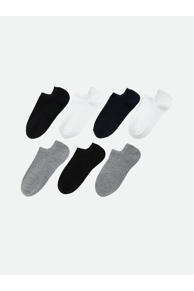 LC Waikiki Trendy Picks from Kübra Butik: Men's Sneaker Socks, 7-Pack