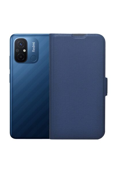 FONIX Husă pentru telefon, compatibilă cu Xiaomi Redmi 12C, din piele, model ...