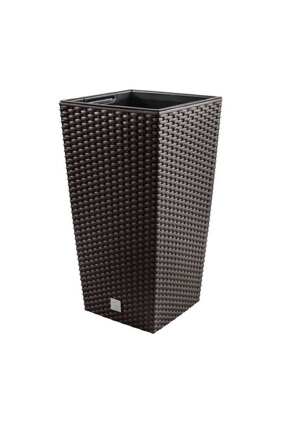 WISDOM Ghiveci de flori patrat, RATO square, 32.5 x 32.5 cm, H 61 cm, 21/49 L...