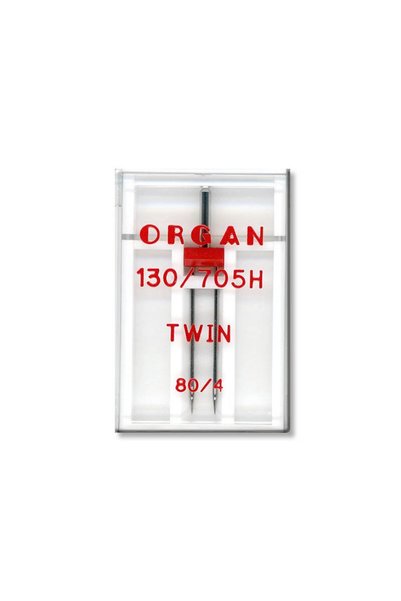 ORGAN NEEDLES Ac Dublu Organ Twin pentru masinile cusut casnice, finete 80 cu...