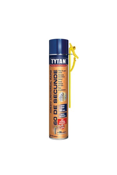 WISDOM Adeziv spuma, 750 ml, 60 de secunde, Tytan