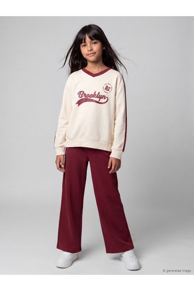 LC Waikiki Trendy Picks from Kübra Butik: Printed Girls' Sweatsuit Set