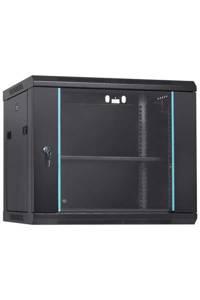 VEVOR Network enclosure, Product size: 500 x 450 x 600 mm, Color: black, Mode...